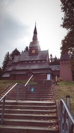 Die Stabkirche in Hahnenklee. Die Stabkirche in Hahnenklee.