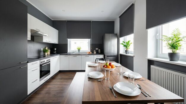 FL32 / TOMASZ-LIVING in KROPP - Parken + Küche Bild 2 FL32 / TOMASZ-LIVING in KROPP - Parken + Küche Bild 2