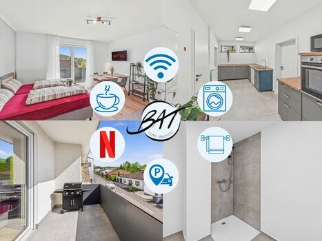 BAT Home Solutions | Trierweiler | 5 Unterkünfte | 29 PAX BAT Home Solutions | Trierweiler | 5 Unterkünfte | 29 PAX