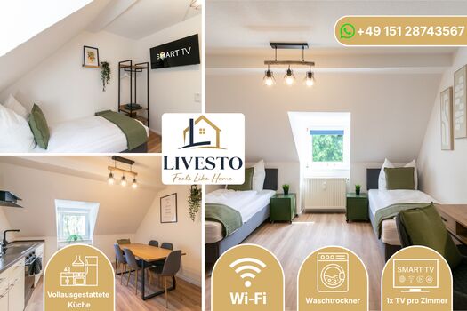 EasyCrew 2- NEU!! Ideal für 6 Pers, 3 Zimmer, Bettwäsche, Parken EasyCrew 2- NEU!! Ideal für 6 Pers, 3 Zimmer, Bettwäsche, Parken