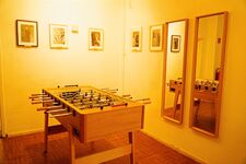 Bei einer Runde Tischkicker abschalten Bei einer Runde Tischkicker abschalten