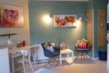 Apartment, Leseecke im Schlafzimmer Apartment, Leseecke im Schlafzimmer