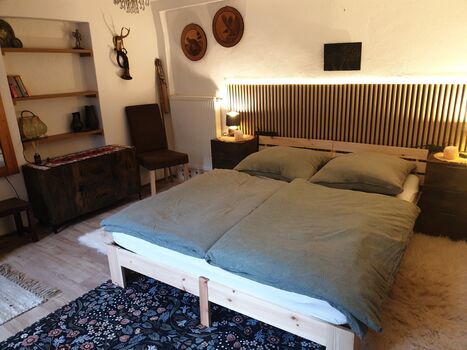 Unser Obervolkacher Ferienhaus - "Bei Onkel Heinz" EG Fewo mit 2 Zimmer Unser Obervolkacher Ferienhaus - "Bei Onkel Heinz" EG Fewo mit 2 Zimmer