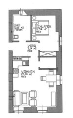 Sonnige 50 m² Wohnung Zdjęcie 12 Sonnige 50 m² Wohnung Zdjęcie 12