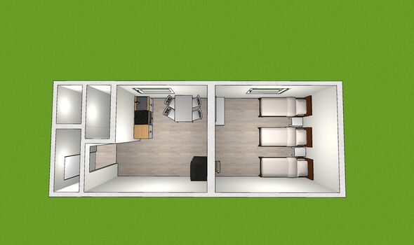 EMAS 5 / Whg. mit 3 Einzelbetten, WLAN, Küche, Waschmaschine EMAS 5 / Whg. mit 3 Einzelbetten, WLAN, Küche, Waschmaschine