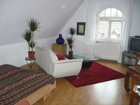 Möbliertes Zimmer mit Herkulesblick in Künstlerwohnung Bild 4 Möbliertes Zimmer mit Herkulesblick in Künstlerwohnung Bild 4