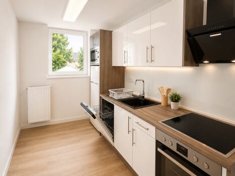 Premium Apartment 6 Betten 3 Schlafzimmer, Küche, Smart-TV, Schreibtisch Bild 5 Premium Apartment 6 Betten 3 Schlafzimmer, Küche, Smart-TV, Schreibtisch Bild 5