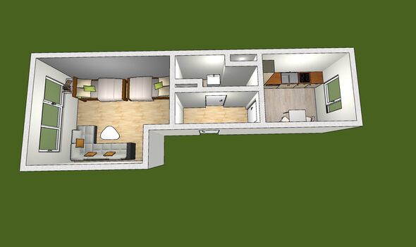 EMAS 4 / Wohung mit 2 Einzelbetten, WLAN, Küche, Waschmasch. EMAS 4 / Wohung mit 2 Einzelbetten, WLAN, Küche, Waschmasch.