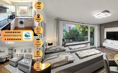 Nordbrise-Apartments A23-10min Hamburg 4 Personen Apartment Bild 1 Nordbrise-Apartments A23-10min Hamburg 4 Personen Apartment Bild 1