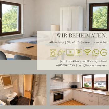 F&E // Gepflegte Unterkunft in Affalterbach mit Balkon F&E // Gepflegte Unterkunft in Affalterbach mit Balkon