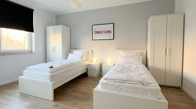 MH2 / TOMASZ-LIVING in MÜLHEIM - Einzelbetten + TV MH2 / TOMASZ-LIVING in MÜLHEIM - Einzelbetten + TV