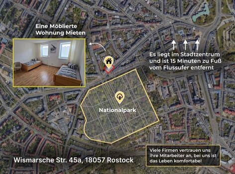 Kurzzeitmiete in Rostock Zentrum, Möblierte Wohnung, 3 Pers Picture 3 Kurzzeitmiete in Rostock Zentrum, Möblierte Wohnung, 3 Pers Picture 3