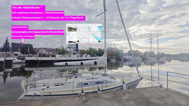 Haus-Ansicht vom Hafen her