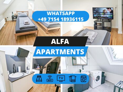 ALFA APARTMENTS / Stuttgart / Ludwigsburg - SOFORT VERFÜGBAR