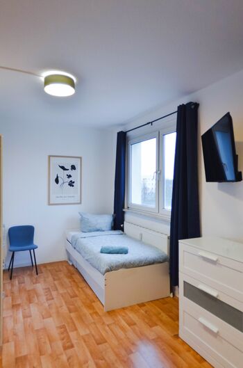 Einzelbetten mit Boxspringmatratze