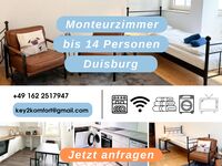 Frei: Rheinberg für bis zu 12 Personen, Einzelbetten, Reinigungsservice Bild 1