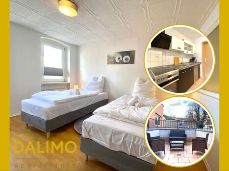 DALIMO apartments ※ Wohnung bis 4 Pers. mit Balkon & Grill Picture 1