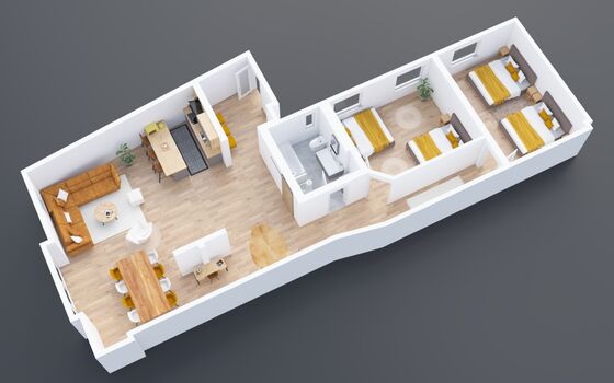 FeWo SONNEN.glück | 140m² | Balkon | 🅿️ | max 8 Personen Bild 2