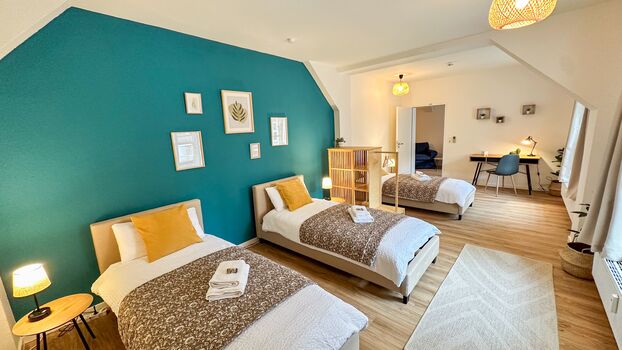 NI Innenstadt | 24 Betten | 5 Wohnungen | Küche | Parken 50m