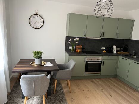 Küche und Essbereich