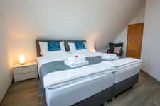 Bequeme Boxspringbetten, einfach trennbar für 2 Einzelbetten