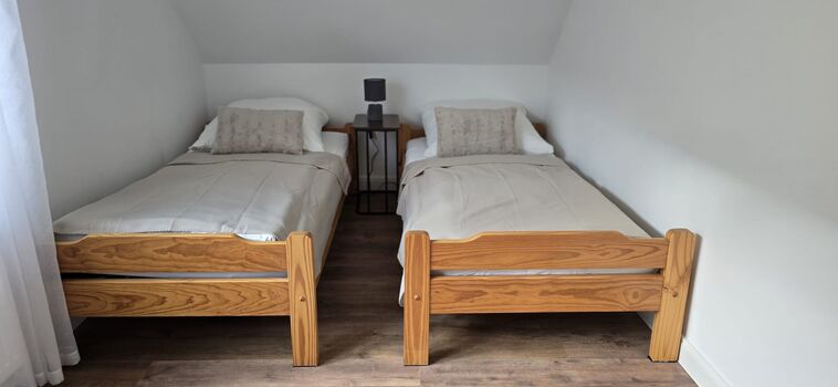Doppelzimmer mit zwei Einzelbetten