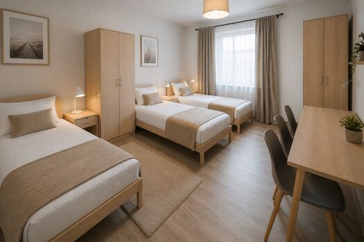 Schichtschluss Zimmer