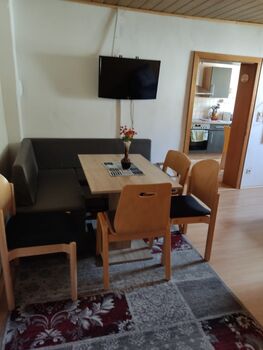 Essbereich im Wohnzimmer