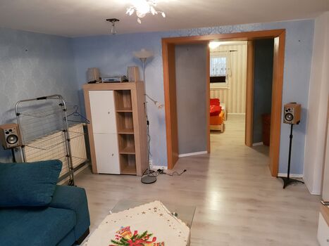 Wohnzimmer Souterrainwohnung