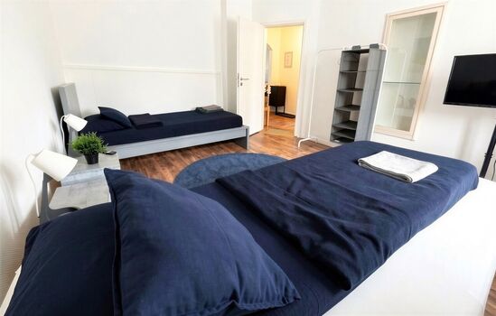 Blaues Doppelzimmer