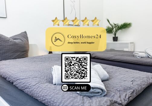 CosyHomes24 (GE09a) • Balkon • Higspeed-Wifi • Stellplatz