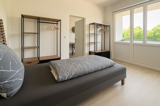 Schlafzimmer mit Einzelbetten