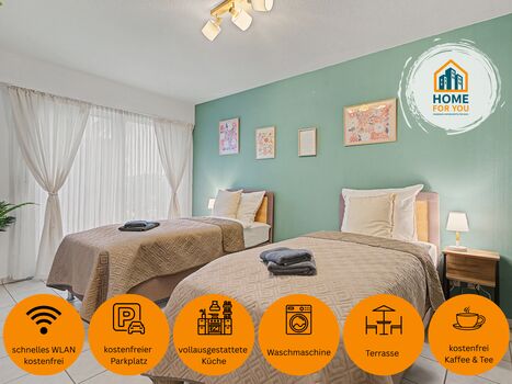 HOME FOR YOU I 4-Bettzimmer für 4 Personen I Rhede