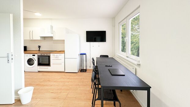 Ganze Wohnung mit Einzelbetten, WLAN, Küche, Parkplatz, TV Bild 5