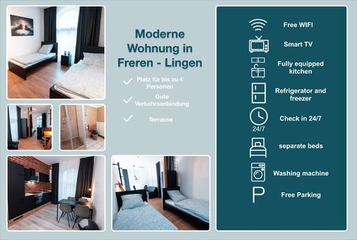 👍 Moderne Wohnung in Freren/Lingen👍