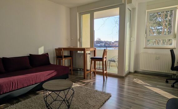 Cooles Studio direkt am Rhein Bild 1