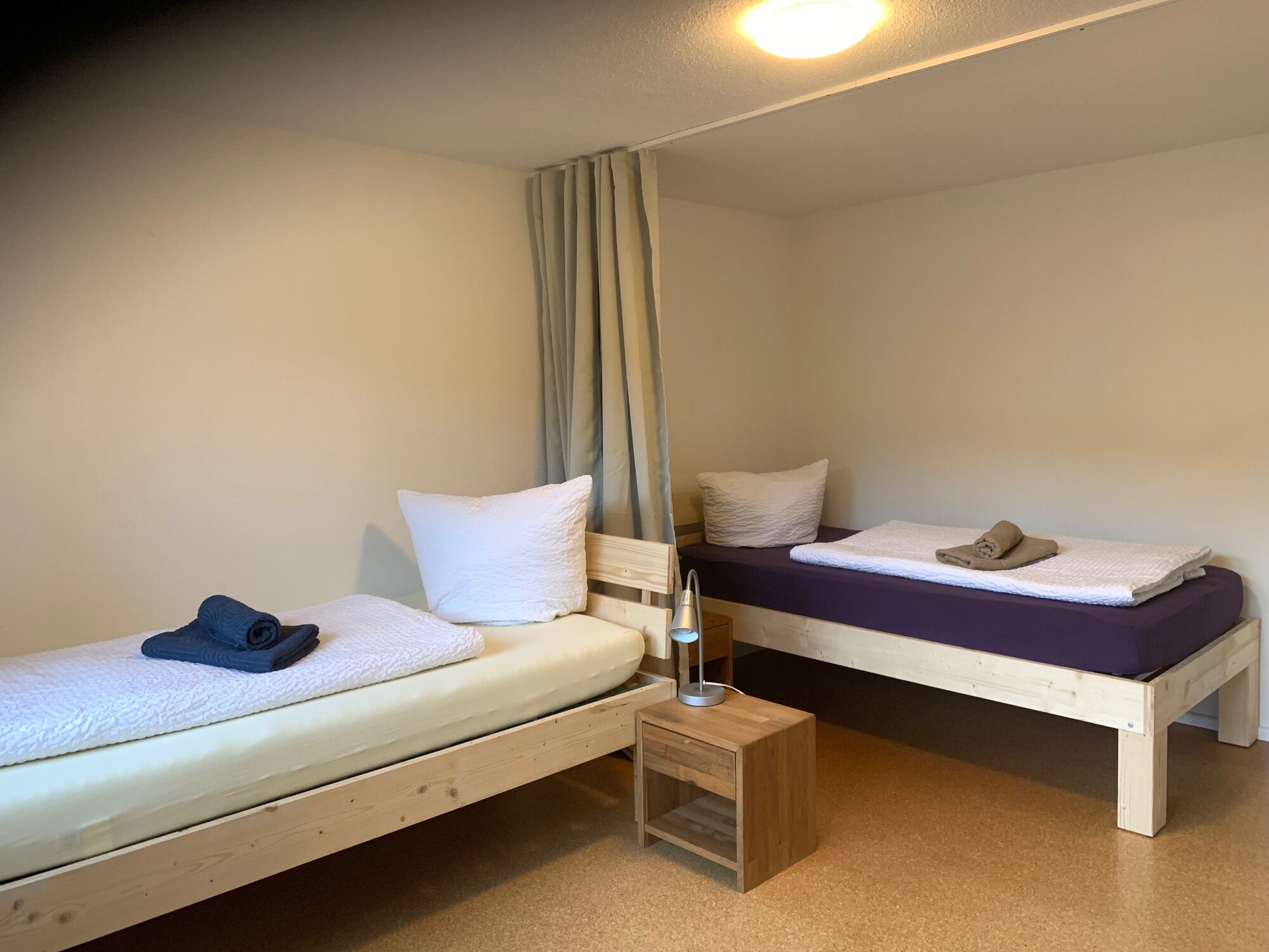 Schlafzimmer 1. OG, Betten je 1x2m