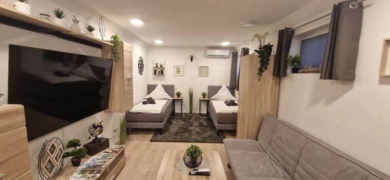 Appartement 1 mit WLAN, KÜCHE, 2 Einzelbetten Roding
