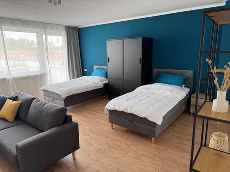 ProStays Appartement mit 4 Einzelbetten