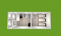 EMAS 5 / Whg. mit 3 Einzelbetten, WLAN, Küche, Waschmaschine Bild 1