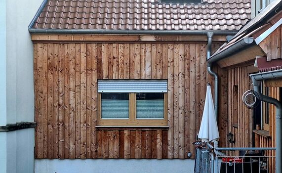 Aussenansicht / Fenster der Wohnung