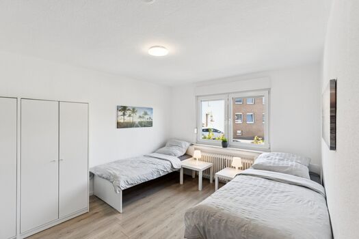 Terrasse und Parkplatz | Komfortable Unterkünfte in Lünen Bild 3
