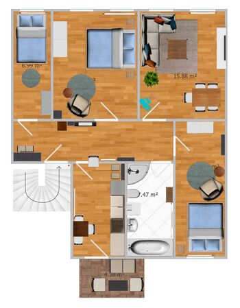 Ferienwohnung im 1. OG für bis zu 8 Personen Bild 2