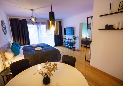 2 zimmer Wohnung mit großem Balkon