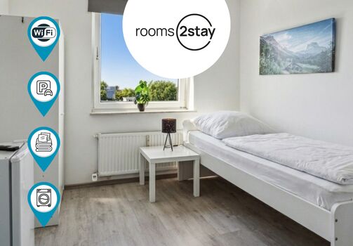 Balkon und Parkplatz | Komfortable Unterkünfte in Bergkamen