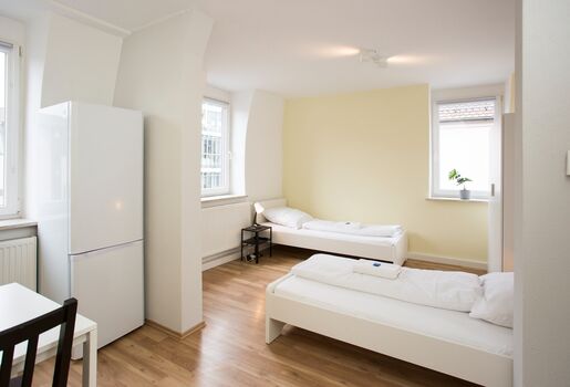 2 Zimmer Wohnung Eberhardshof, 4 Personen, Einzelbetten oder Doppel