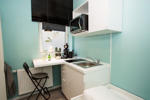 8 Studios mit eigenem Bad, Kitchenette, Waschmaschine, WLan und TV Picture 4