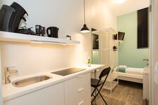 8 Studios mit eigenem Bad, Kitchenette, Waschmaschine, WLan und TV Bild 9