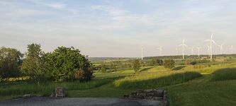 Aussicht von der Wohnung aus