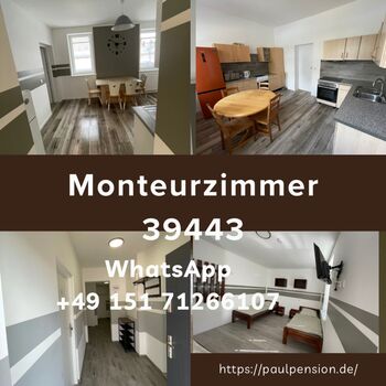Monteuzimmer Bernburg-Staßfurt -Magdeburg 18 Euro Bild 1